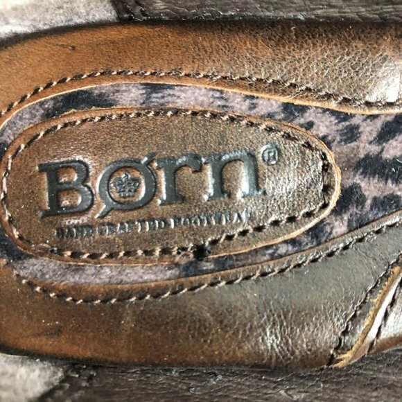 Born Shoes Women's Size 6 M/W Brown Horsebit Leather‎ Loafers Slip On Shoes - Picture 11 of 11